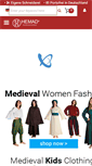 Mobile Screenshot of medieval-shirts.com